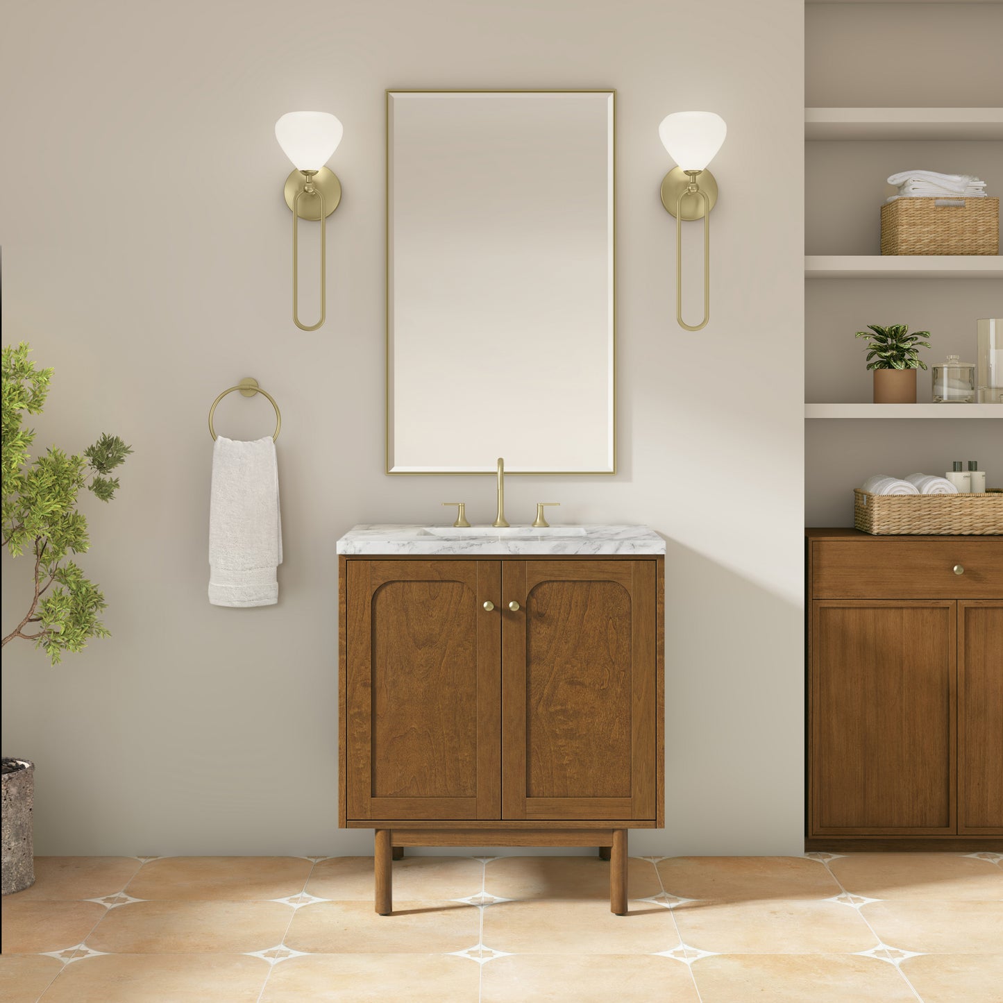 James Martin Laurent 30" Single Vanity with 3 CM Countertop