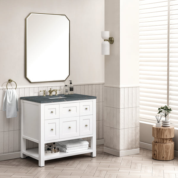 James Martin Breckenridge 36" Single Vanity w/ 3CM Countertop