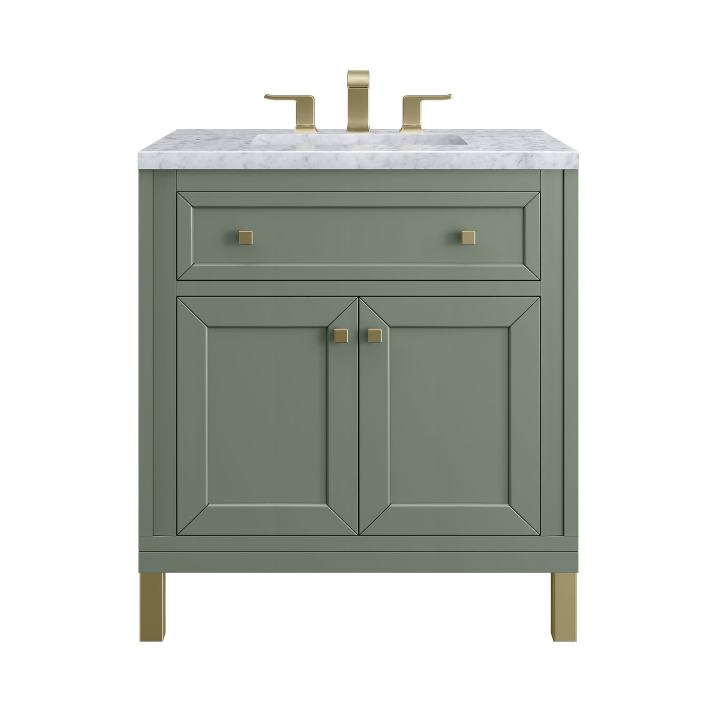James Martin Chicago 30" Single Vanity with 3 CM Countertop