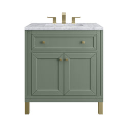 James Martin Chicago 30" Single Vanity with 3 CM Countertop