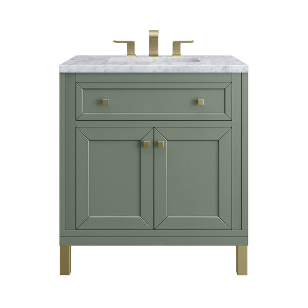 James Martin Chicago 30" Single Vanity with 3 CM Countertop