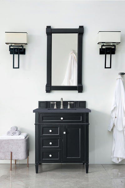 James Martin Brittany 30" Single Vanity with 3 CM Countertop