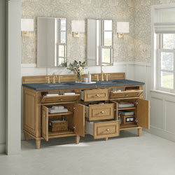 James Martin Lorelai 72" Double Vanity with 3 CM Countertop & FreePower Wireless Charger