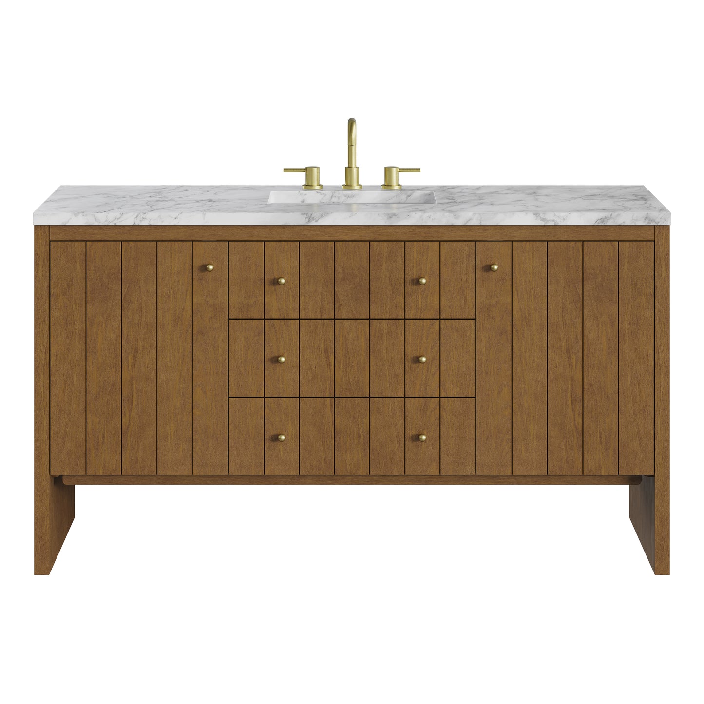 James Martin Hudson 60" Single Vanity with 3 CM Countertop