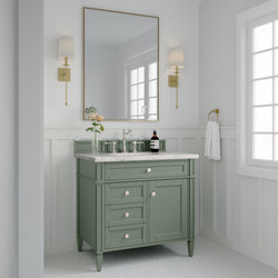 James Martin Brittany 36" Single Vanity with 3 Countertop