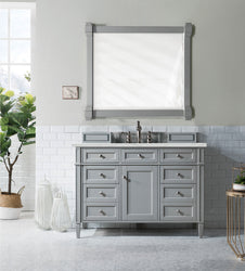 James Martin Brittany 48" Single Vanity with 3 CM Countertop & FreePower Wireless Charger