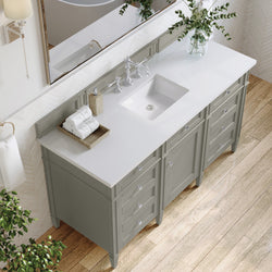 James Martin Brittany 60" Single Vanity with 3 CM Countertop