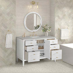 James Martin 48" Myrrin Vanity, W/ 3CM Top