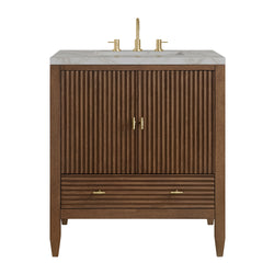 James Martin Myrrin 30" Single Vanity with 3 CM Countertop