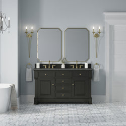 James Martin Brookfield 60" Double Vanity with 3 CM Countertop & FreePower Wireless Charger