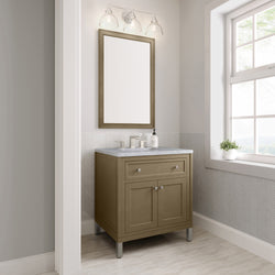 James Martin Chicago 30" Single Vanity with 3 CM Countertop