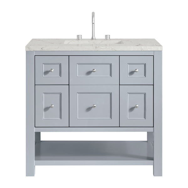 James Martin Breckenridge 36" Single Vanity w/ 3CM Countertop