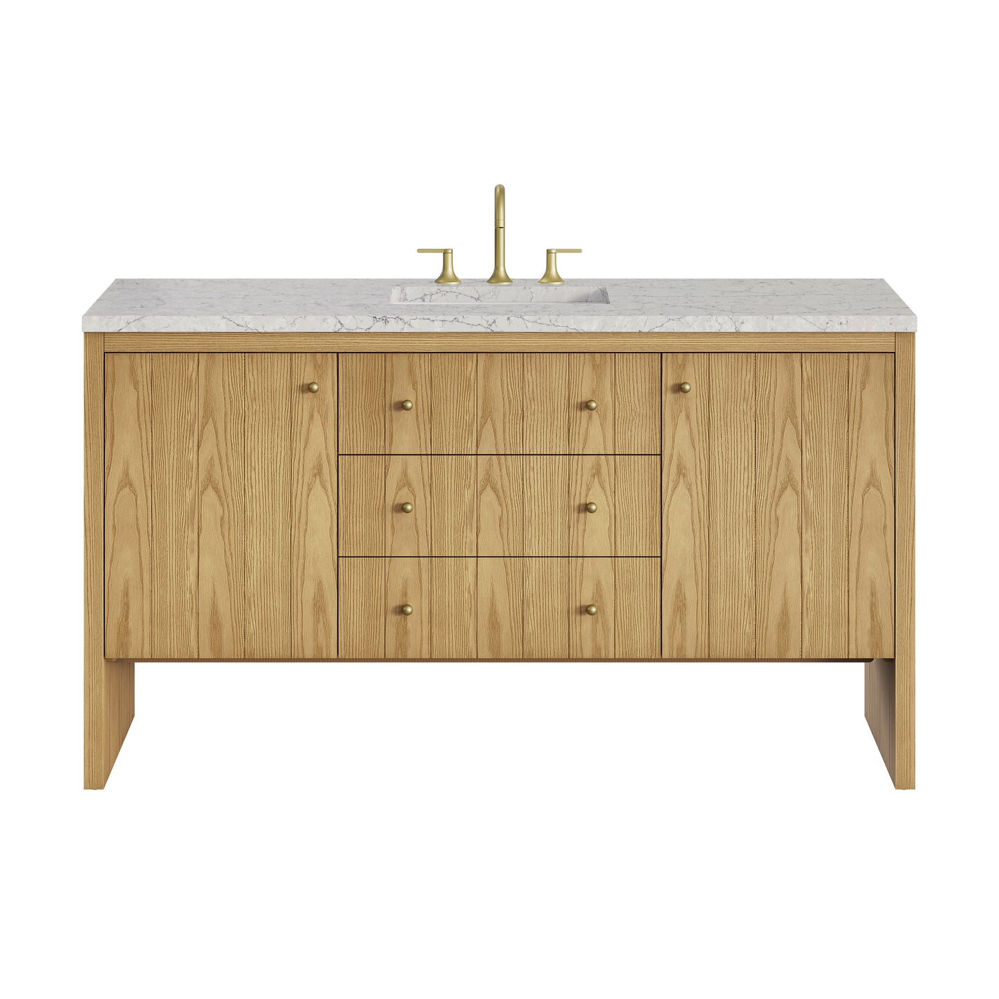 James Martin Hudson 60" Single Vanity with 3 CM Countertop