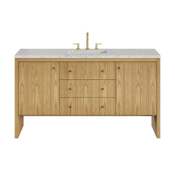 James Martin Hudson 60" Single Vanity with 3 CM Countertop