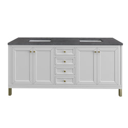 James Martin Chicago 72" Double Vanity with 3 CM Countertop