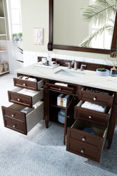 James Martin Brittany 60" Single Vanity with 3 CM Countertop & FreePower Wireless Charger