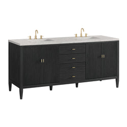 James Martin Myrrin 72" Double Vanity with 3 CM Countertop