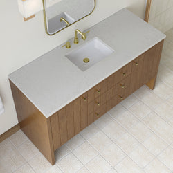 James Martin Hudson 60" Single Vanity with 3 CM Countertop