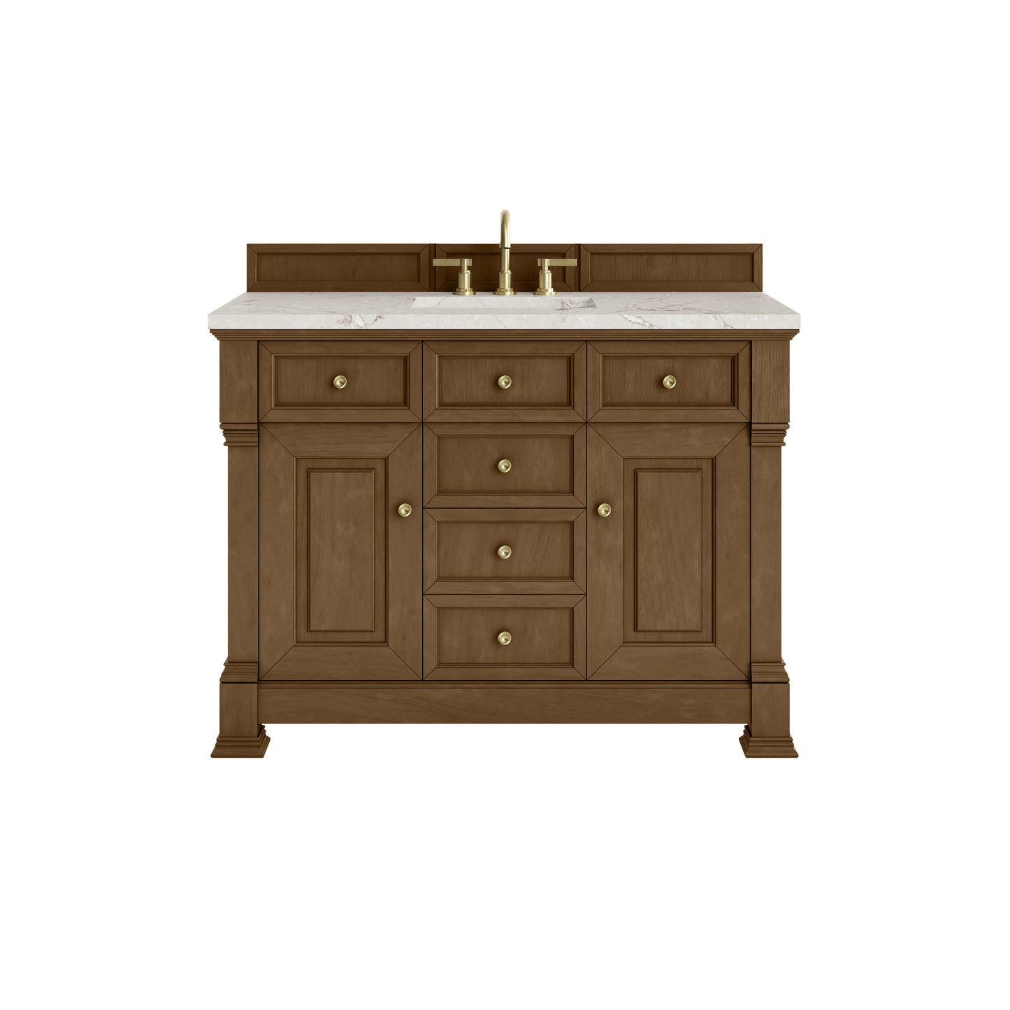 James Martin Brookfield 48" Single Vanity with 3 CM Countertop & FreePower Wireless Charger