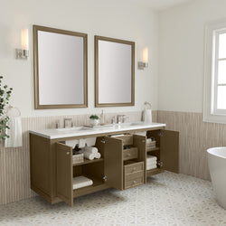 James Martin Chicago 72" Double Vanity with 3 CM Countertop