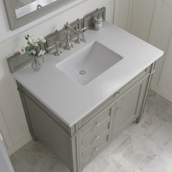 James Martin Brittany 36" Single Vanity with 3 Countertop