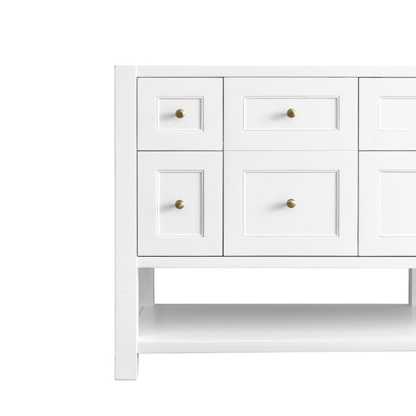 James Martin Breckenridge 72" Double Vanity w/ 3 CM Countertop