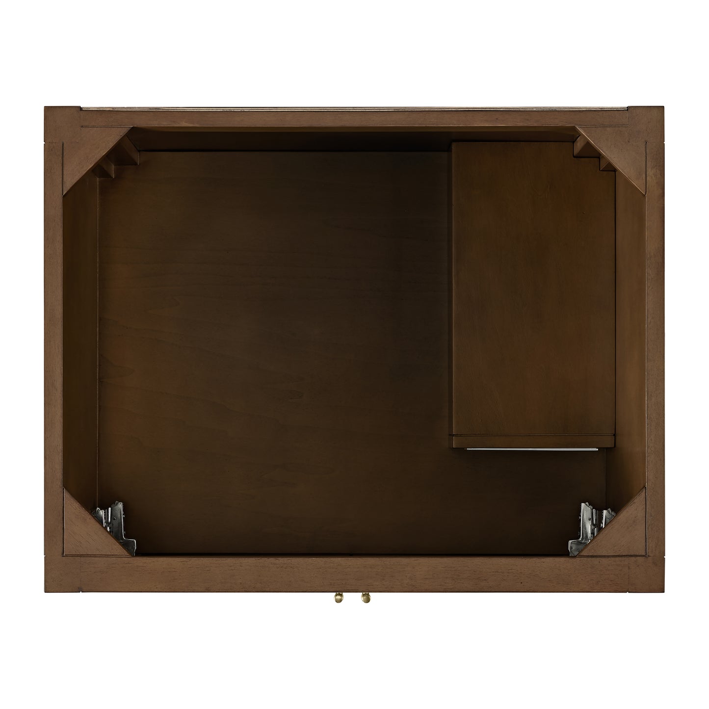 James Martin Myrrin 30" Single Vanity with Single Hole 3 CM White Zeus Silestone Top and Matching Backsplash