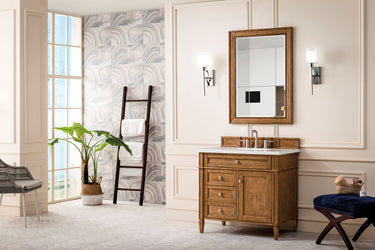 James Martin Brittany 36" Single Vanity with 3 Countertop