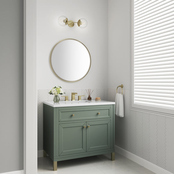 James Martin Chicago 36" Single Vanity with 3 CM Countertop