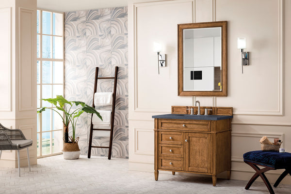 James Martin Brittany 36" Single Vanity with 3 Countertop