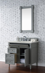 James Martin Brittany 36" Single Vanity with 3 Countertop