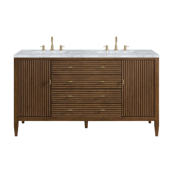 James Martin Myrrin 60" Double Vanity with 3 CM Countertop