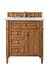 James Martin Brittany 30" Single Vanity with 3 CM Countertop