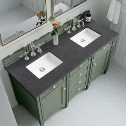James Martin Brittany 60" Double Vanity with 3 CM Countertop