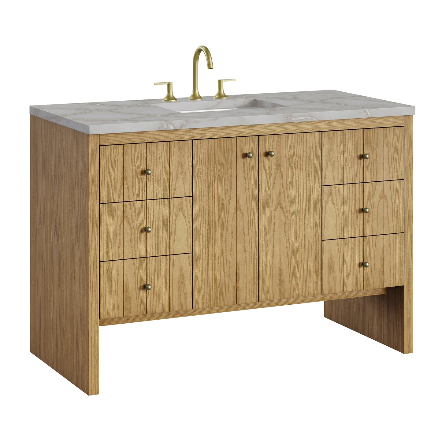 James Martin Hudson 48" Single Vanity with 3 CM Countertop