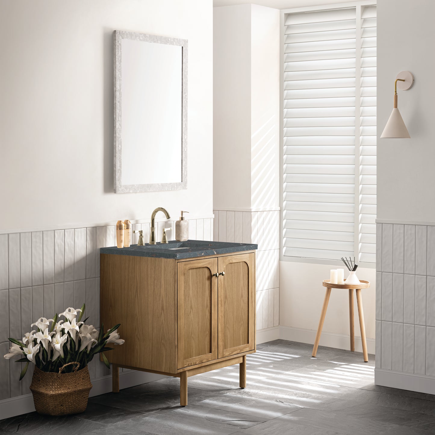 James Martin Laurent 30" Single Vanity with 3 CM Countertop