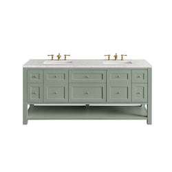 James Martin Breckenridge 72" Double Vanity w/ 3 CM Countertop