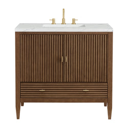 James Martin Myrrin 36" Single Vanity with 3 CM Countertop