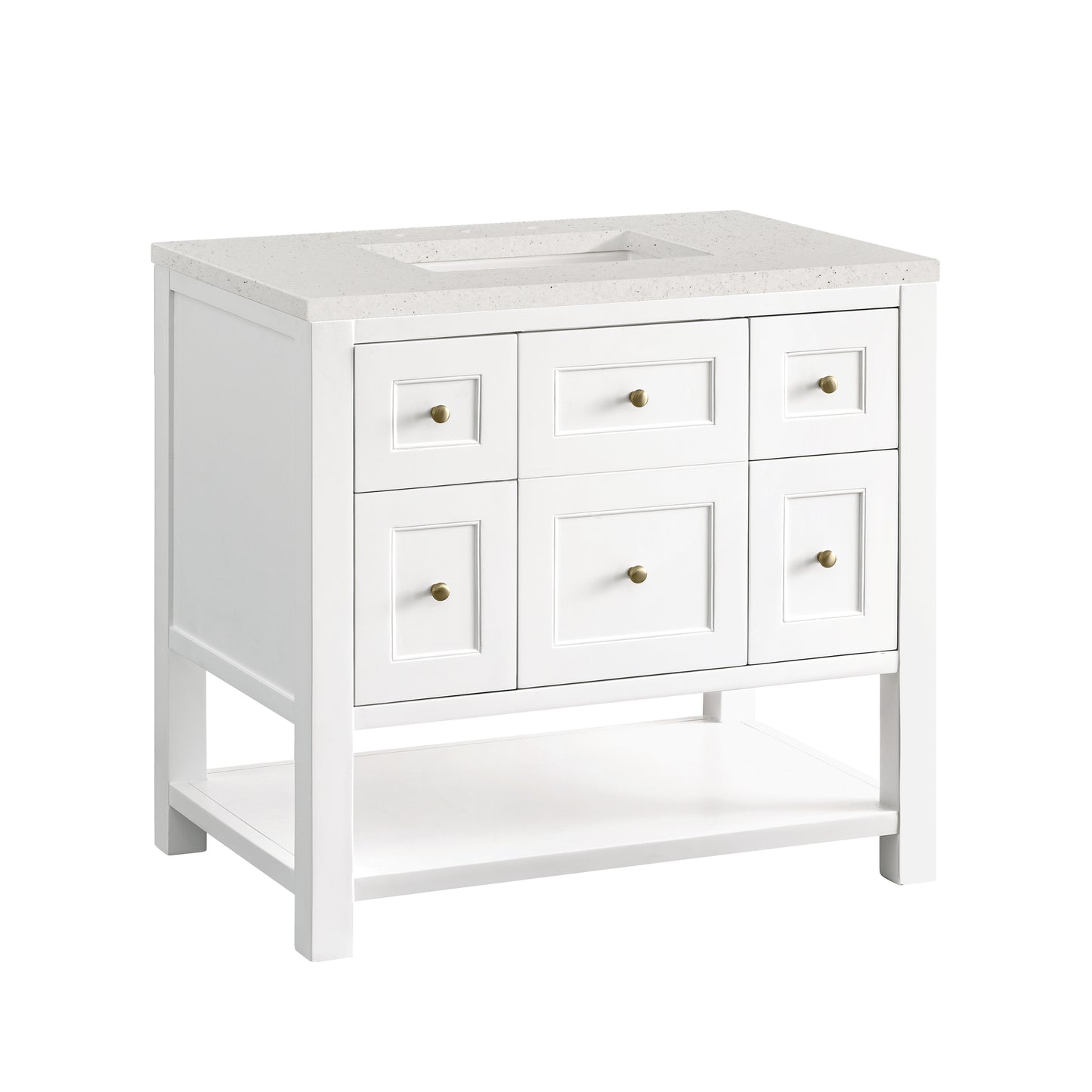 James Martin Breckenridge 36" Single Vanity w/ 3CM Countertop