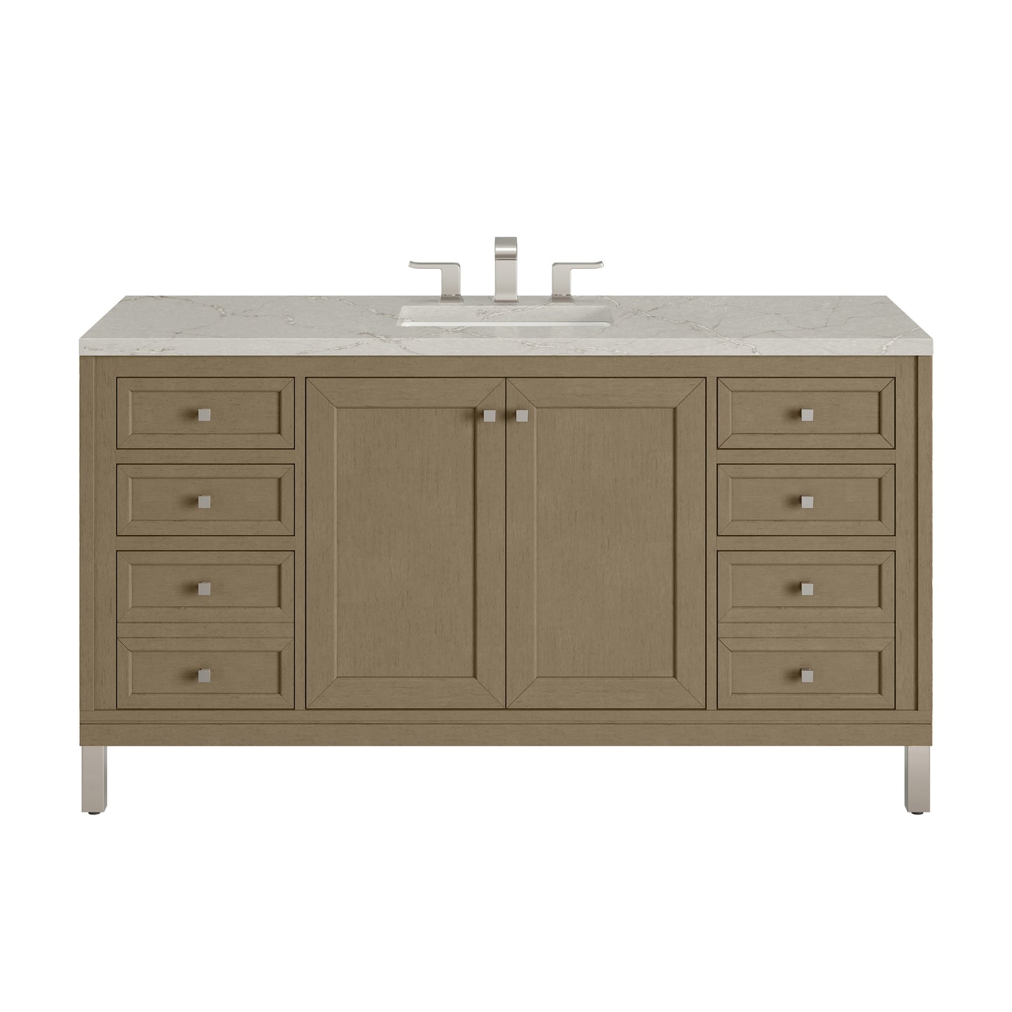 James Martin Chicago 60" Single Vanity with 3 CM Countertop