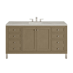 James Martin Chicago 60" Single Vanity with 3 CM Countertop