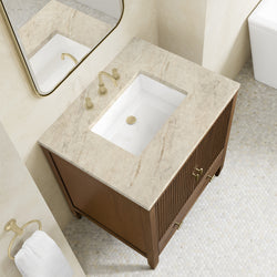 James Martin Myrrin 30" Single Vanity with 3 CM Countertop