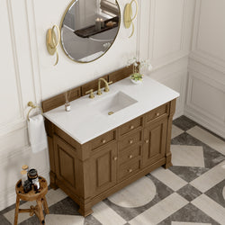 James Martin Brookfield 48" Single Vanity with 3 CM Countertop - Luxe Bathroom Vanities