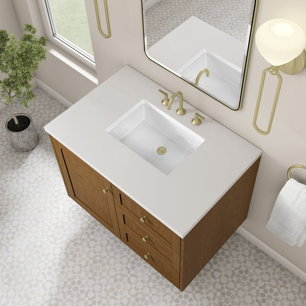 James Martin Laurent 36" Single Vanity with 3 CM Countertop
