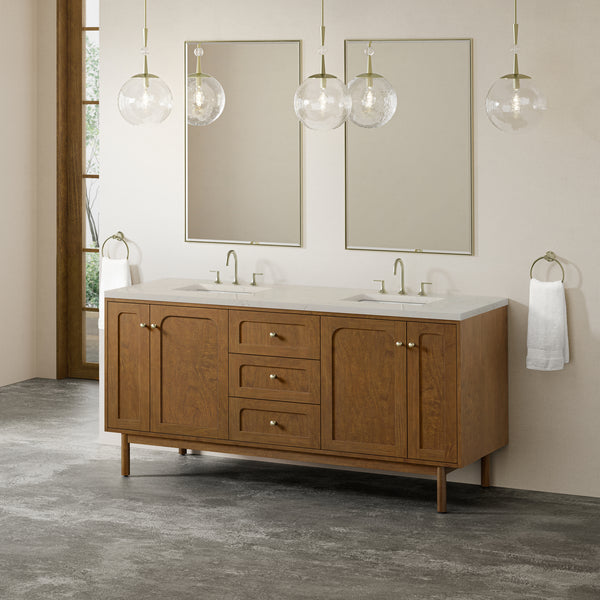 James Martin Laurent 72" Double Vanity with 3 CM Countertop