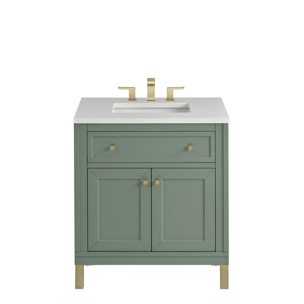 James Martin Chicago 30" Single Vanity with 3 CM Countertop