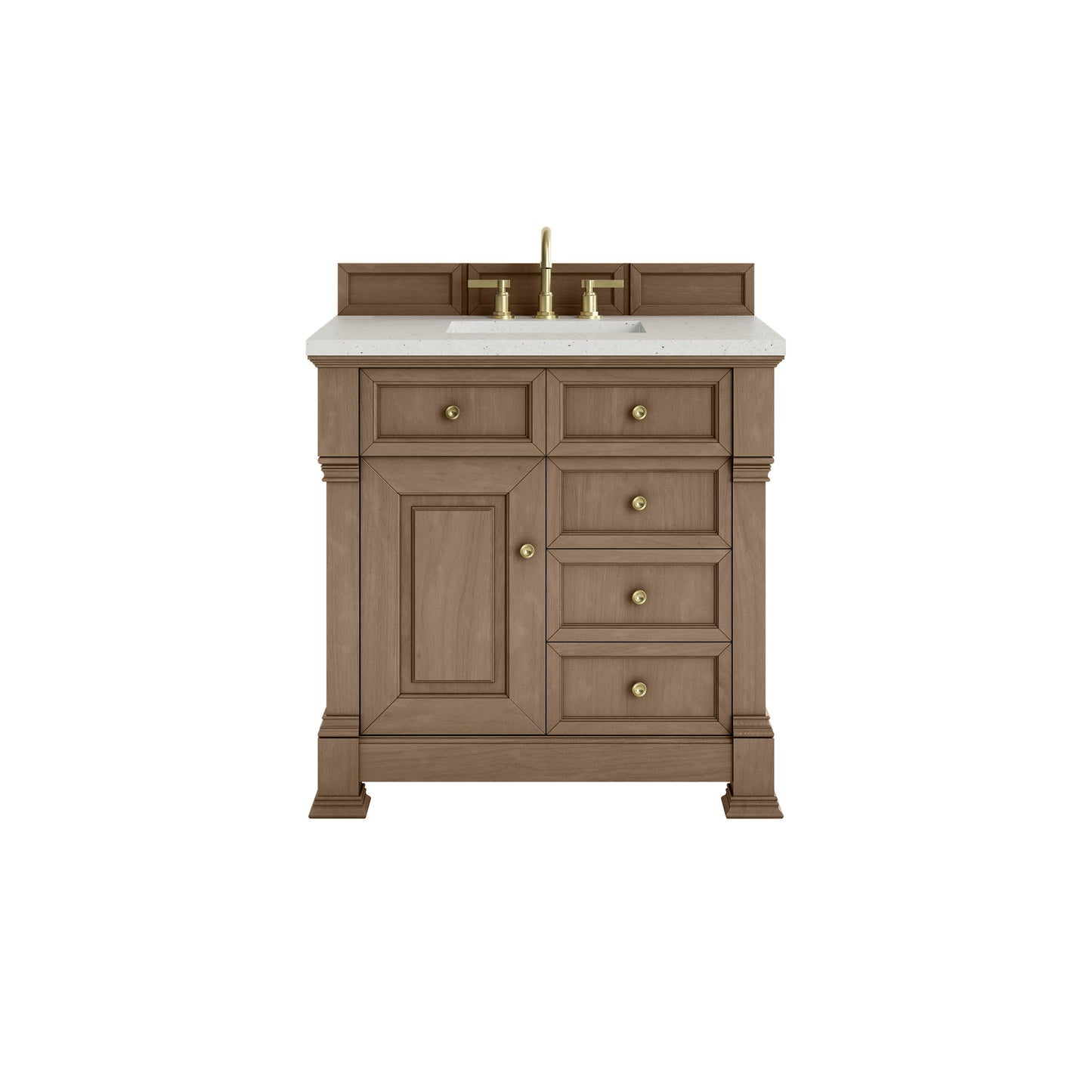 James Martin Brookfield 36" Single Vanity with 3 CM Countertop - Luxe Bathroom Vanities