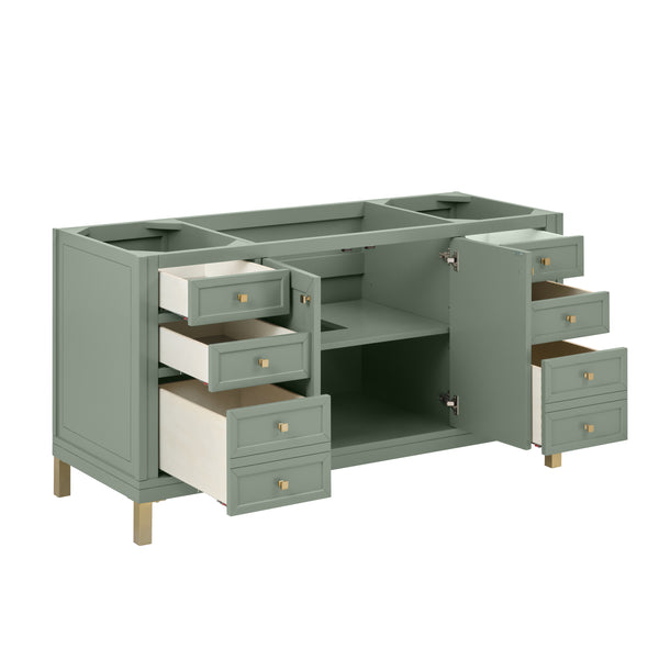 James Martin Chicago 60" Single Vanity with 3 CM Countertop