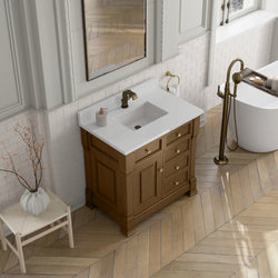James Martin Brookfield 36" Single Vanity with 3 CM Countertop - Luxe Bathroom Vanities