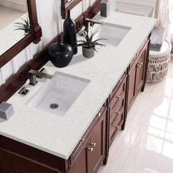 James Martin Brittany 72" Double Vanity with 3 CM Countertop